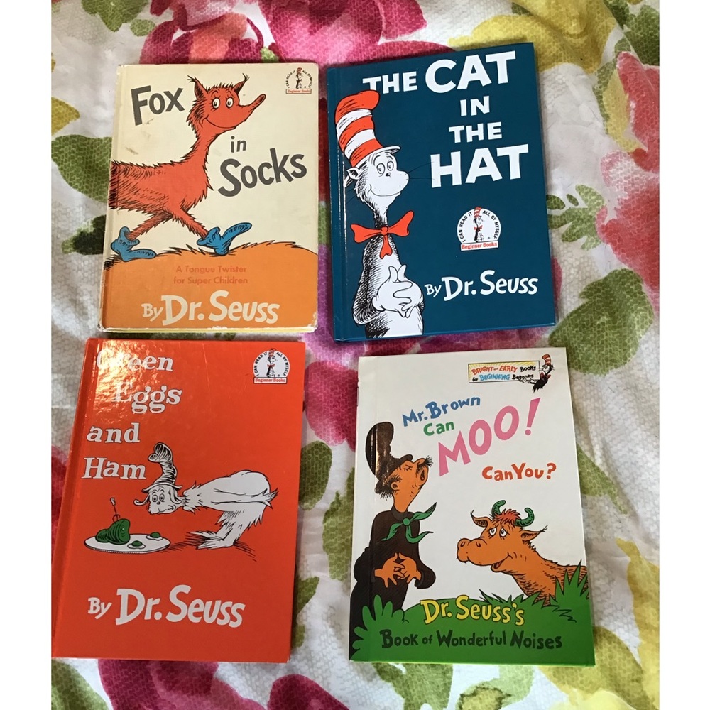 Kids Vintage Dr Seuss books